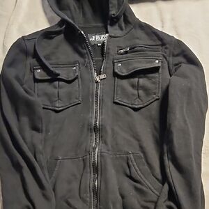 RUDE Black Casual Hoodie